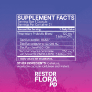 Alternative view of RestorFlora PD - 21 capsules