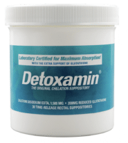 Detoxamin 1500MG EDTA Suppositories With Glutathione 30 Count