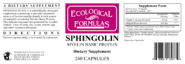 Sphingolin 240 caps - Image 3