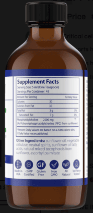 PhosChol PPC Non GMO Sunflower Liquid Concentrate-8oz. - Image 2