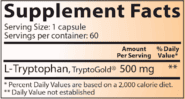 L-Tryptophan 60 caps - Image 2