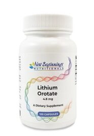 Lithium Orotate, 4.8 mg 120 capsules