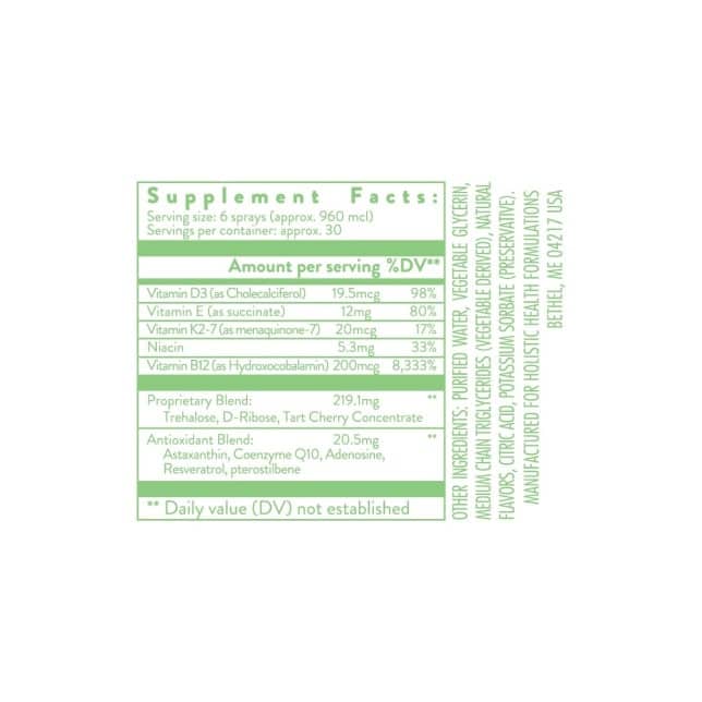 Resveratrol™ Antioxidant & Glutamate Balance Spray 29ML (.97 FL oz) - Image 2