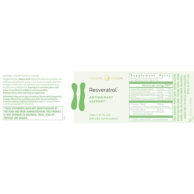 Resveratrol™ Antioxidant & Glutamate Balance Spray 29ML (.97 FL oz) - Image 3