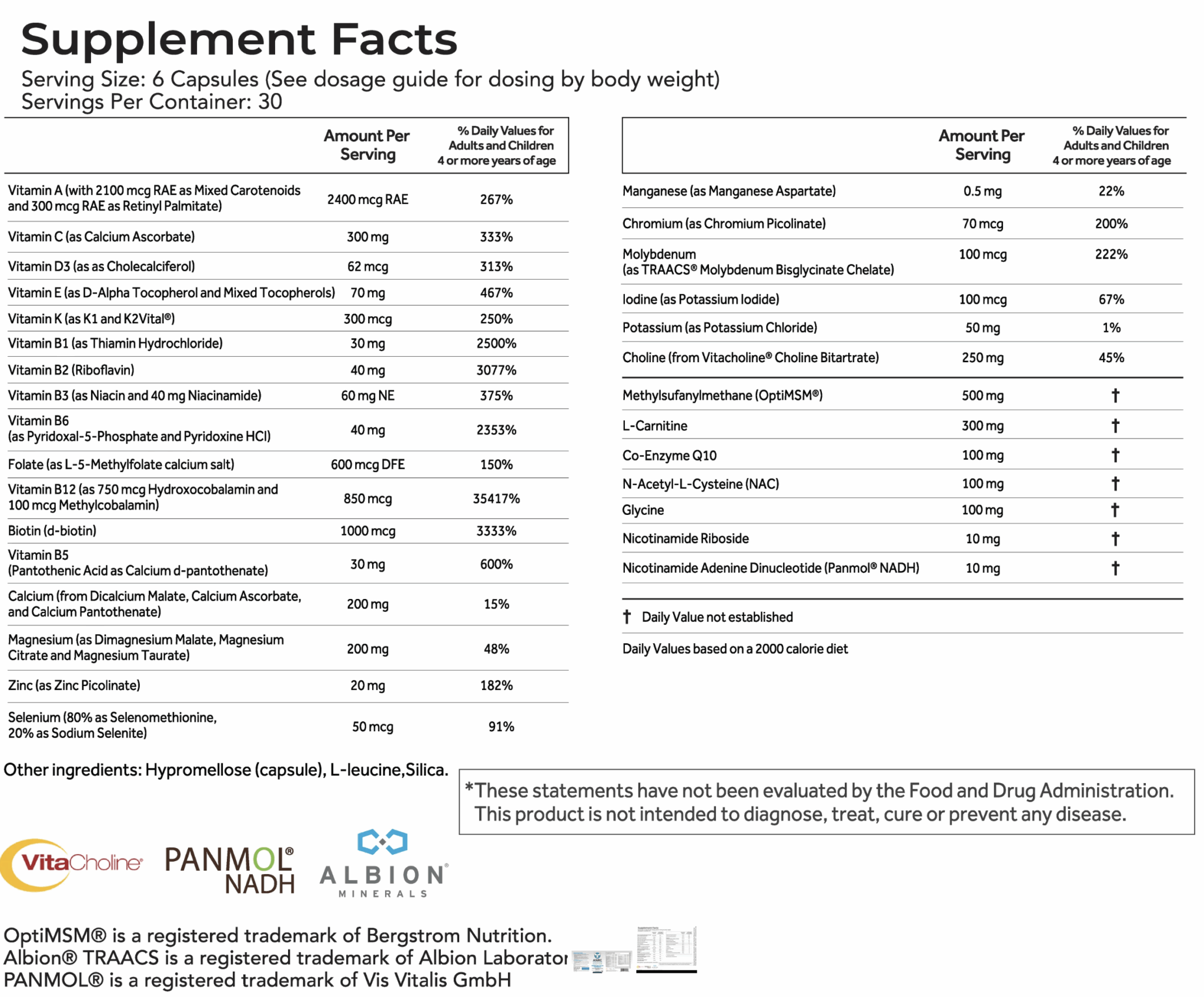 ANRC Essentials Plus Capsules 180 ct - Image 2