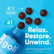 Alternative view of Goli Ashwagandha & Vitamin D Gummy - 60 Count - Mixed Berry, KSM-66, Vegan, Plant Based, Non-GMO, Gluten-Free & Gelatin Free Relax. Restore. Unwind, Pack of 1