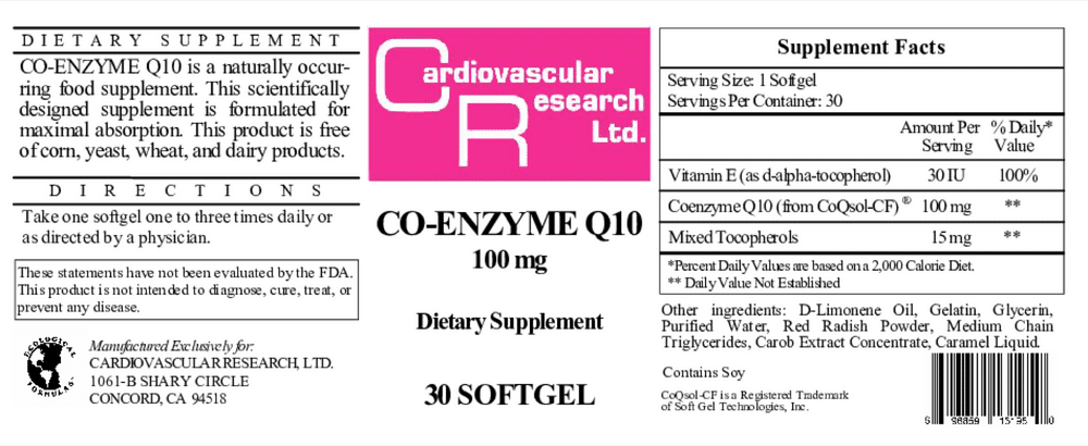 CoQ10 100mg
