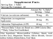 Alternative view of Liposomal Magnesium ATP (Mg30mg ATP60mg) - 60 tablets