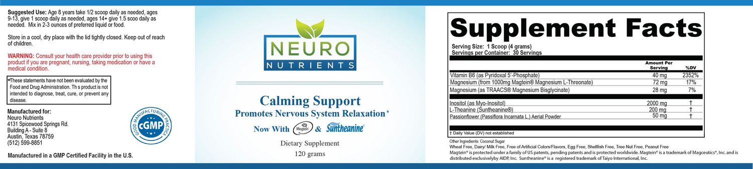 Calming Support (powder) - 30 teaspoons - Image 2