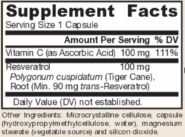 Resveratrol 100mg - 60 capsules - Image 3
