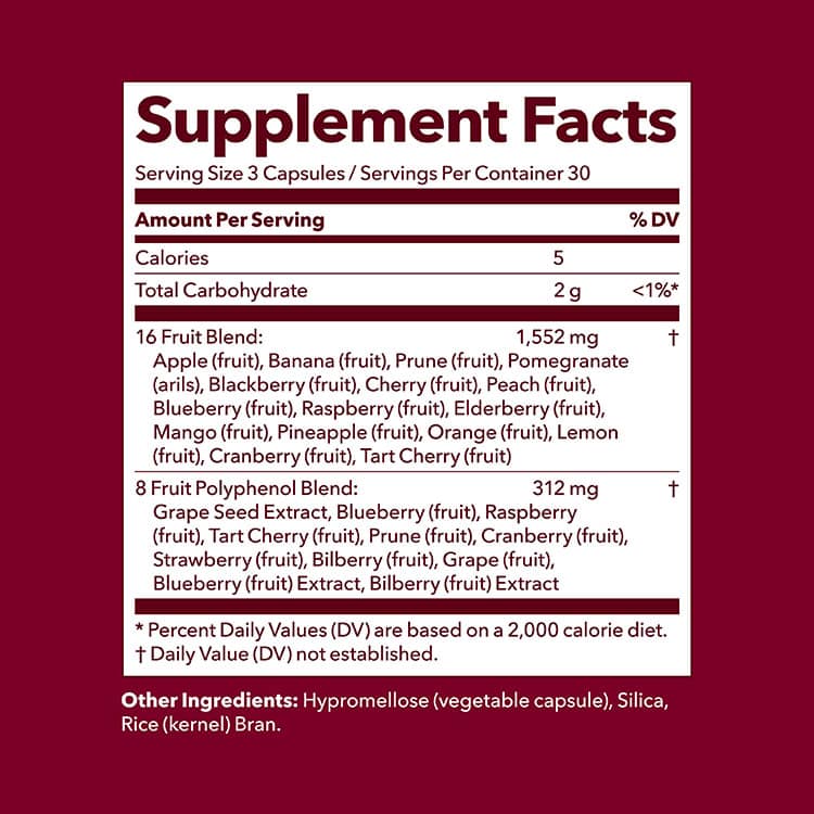 Fruit Boost - 90 capsules - Image 2