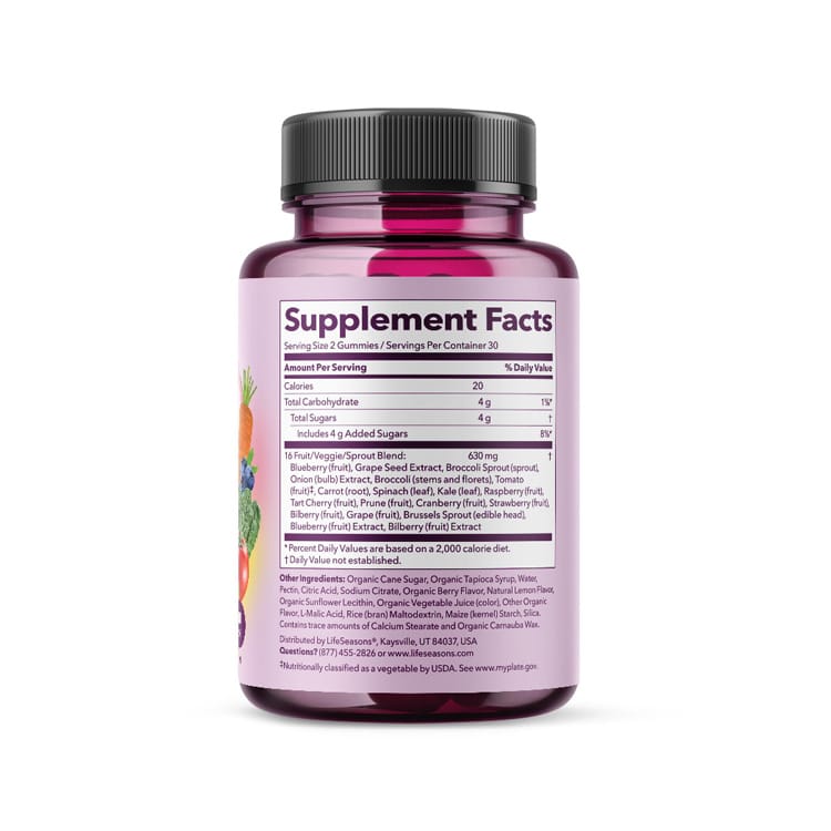 Fruit and Veggie Gummies - 60ct - Image 3