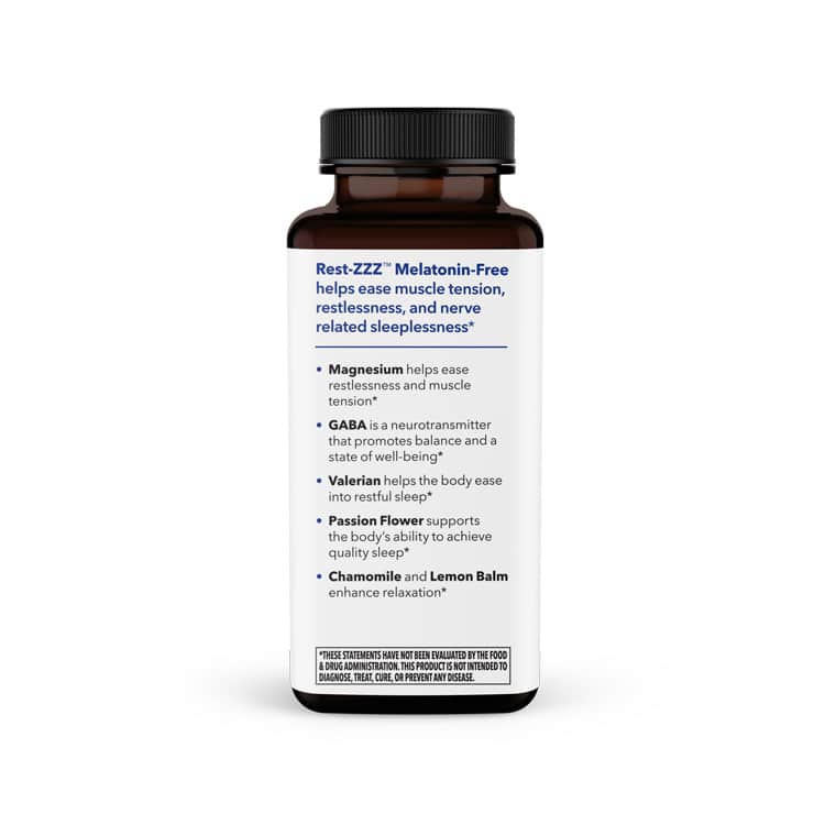 Rest-ZZZ Melatonin Free - 60 capsules - Image 4