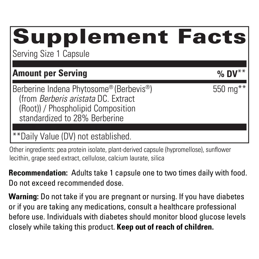 Berberine Phytomax facts