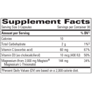 Magtein® L-Threonate Plus facts