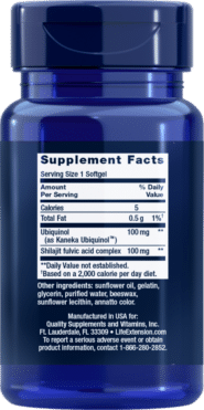 Alternative view of Super Ubiquinol CoQ10 w/Enhanced Mitochondrial 100mg - 60 softgels
